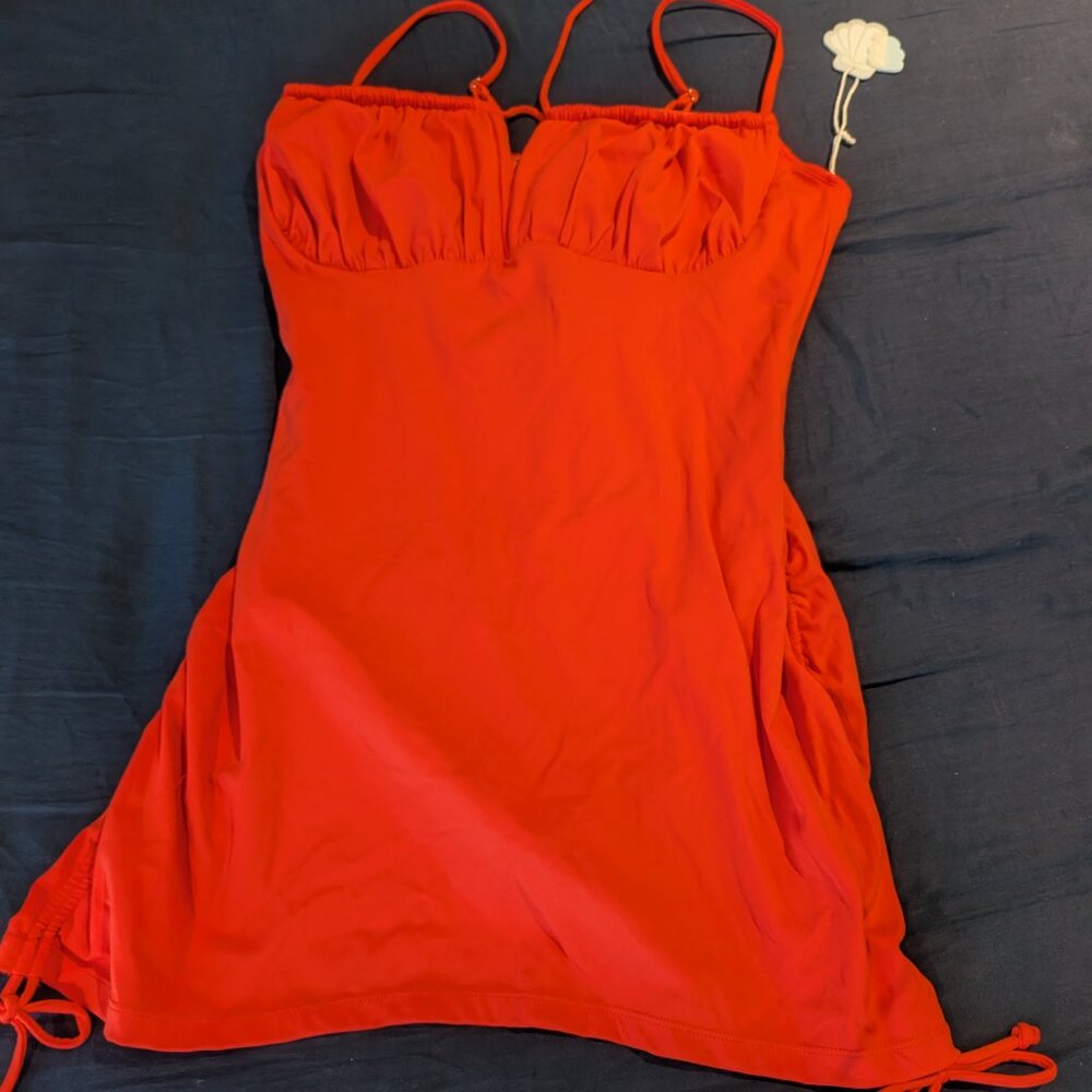 NWT POPFLEX Sunshine Swim Dress in Poppy Size XL - Picture 3 of 5
